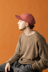 DEEP 6 PANEL CAP / DOUBLE PEACH / PINK