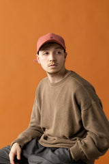 DEEP 6 PANEL CAP / DOUBLE PEACH / PINK
