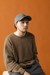 DEEP 6 PANEL CAP / DOUBLE PEACH / GRAY