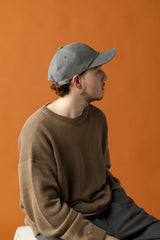 DEEP 6 PANEL CAP / DOUBLE PEACH / GRAY