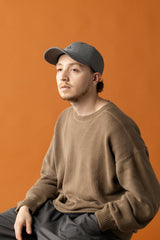 DEEP 6 PANEL CAP / DOUBLE PEACH / GRAY