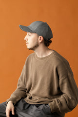 DEEP 6 PANEL CAP / DOUBLE PEACH / GRAY
