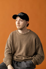 DEEP 6 PANEL CAP / HAZYDAYS / BLACK