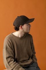 DEEP 6 PANEL CAP / SYNTHETIC SUEDE / BROWN