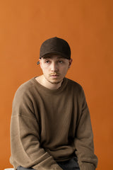 DEEP 6 PANEL CAP / SYNTHETIC SUEDE / BROWN