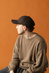 DEEP 6 PANEL CAP / SYNTHETIC SUEDE / BROWN