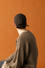DEEP 6 PANEL CAP / SYNTHETIC SUEDE / BROWN