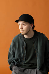 FELT CAP / BLOCKED WOOL / BLACK