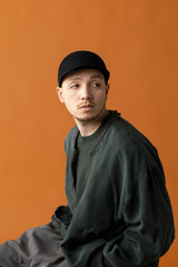 FELT CAP / BLOCKED WOOL / BLACK