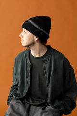 CUFF KNIT CAP / SHADOW LINE / WHITE＆BK