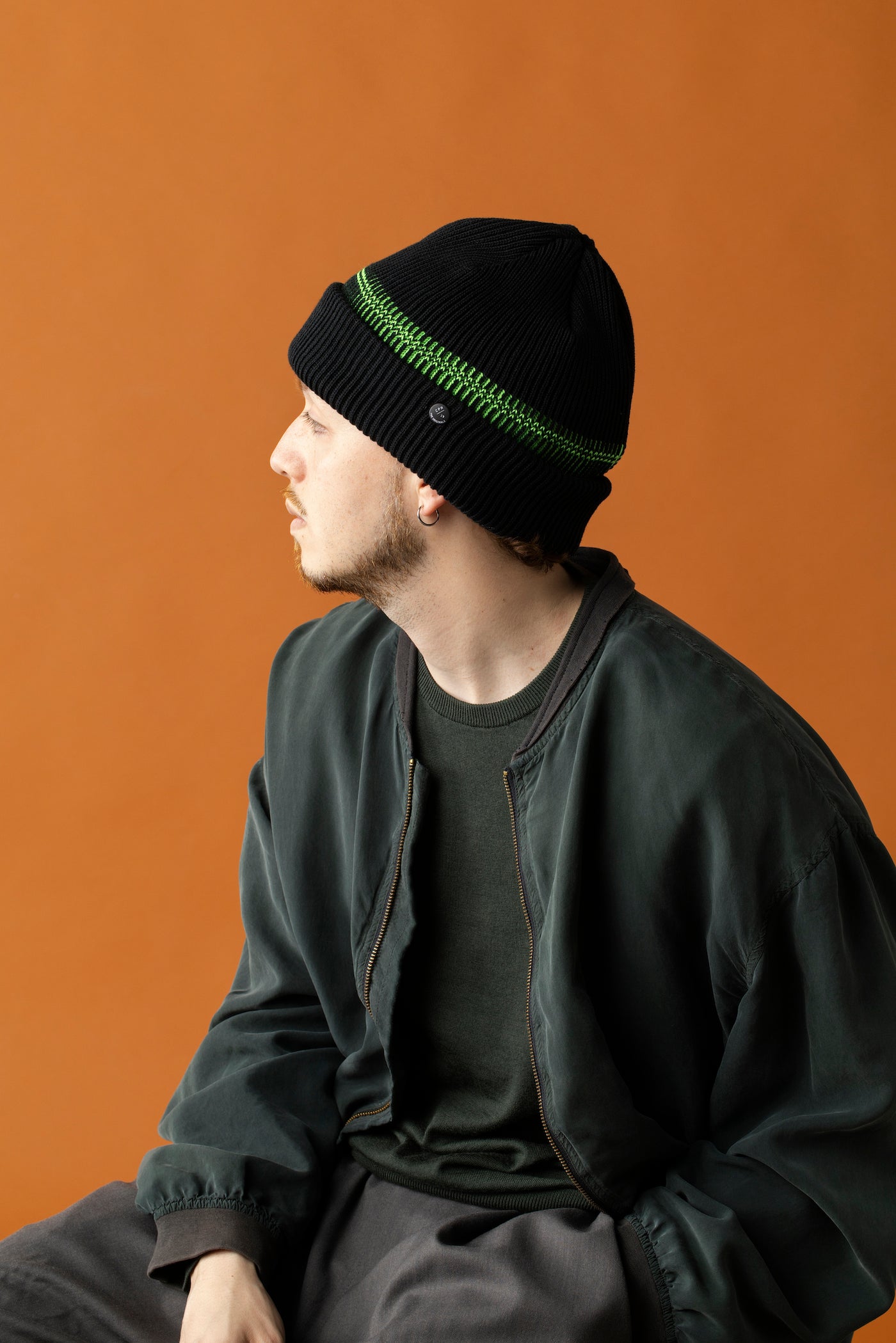 CPH シーピーエイチ HN500 CASQUETTE ブラック　ニット ニットキャップ | 帽子通販｜CPH(シーピーエイチ）CUFF KNIT CAP