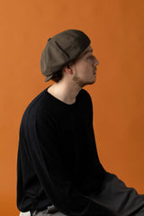 510WK CASQUETTE/ WOOL KERSEY / OLIVE