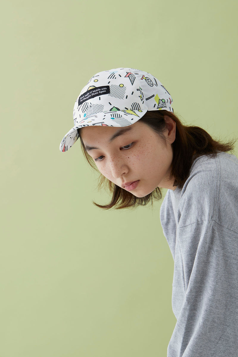 WHOPOP / 6 PANEL CAP / SWEEP / WHITE