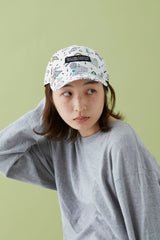 WHOPOP / 6 PANEL CAP / SWEEP / WHITE