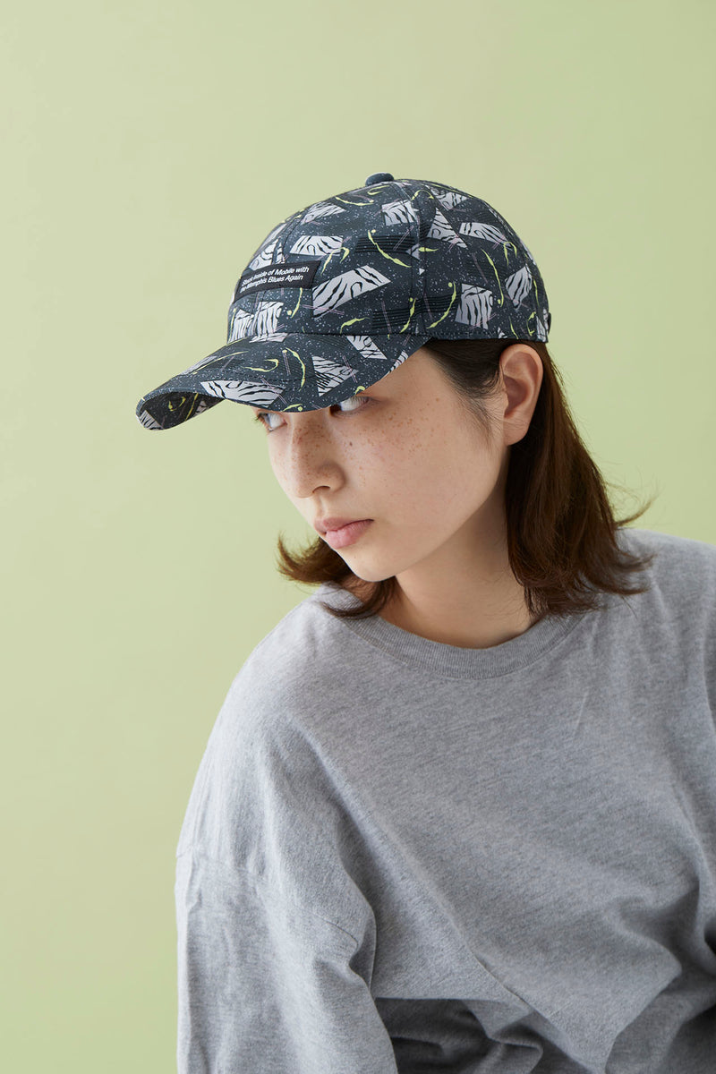 WHOPOP / 6 PANEL CAP / SURF / BLACK