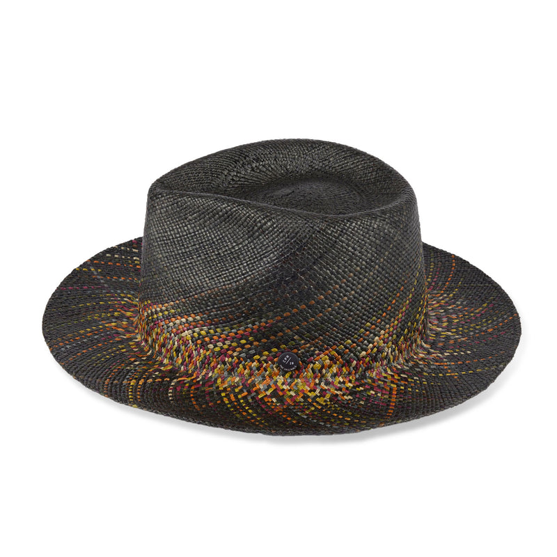 PANAMA HAT / SPARKLE WEAVE / BLACK & MULTI