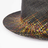 PANAMA HAT / SPARKLE WEAVE / BLACK & MULTI