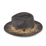 PANAMA HAT / SPARKLE WEAVE / BLACK & BEIGE