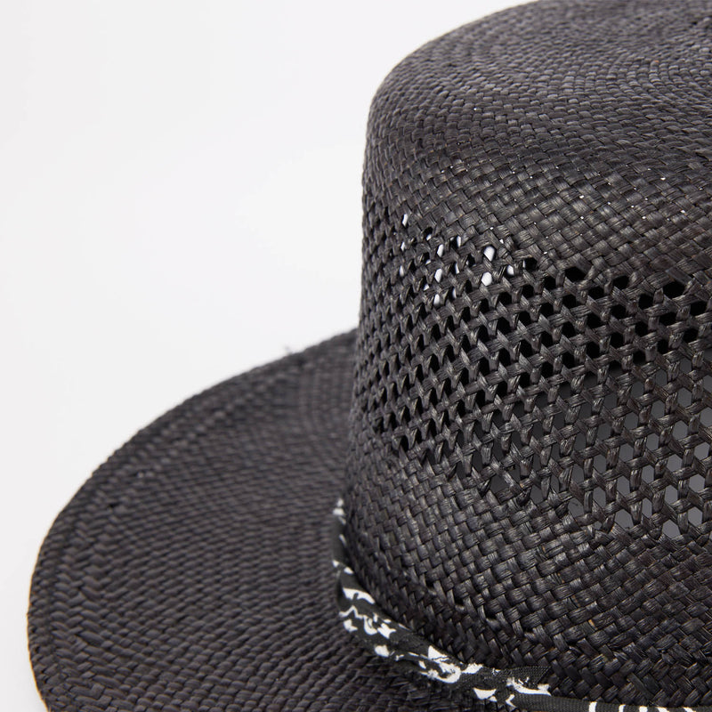 PANAMA HAT / AMISH / BLACK