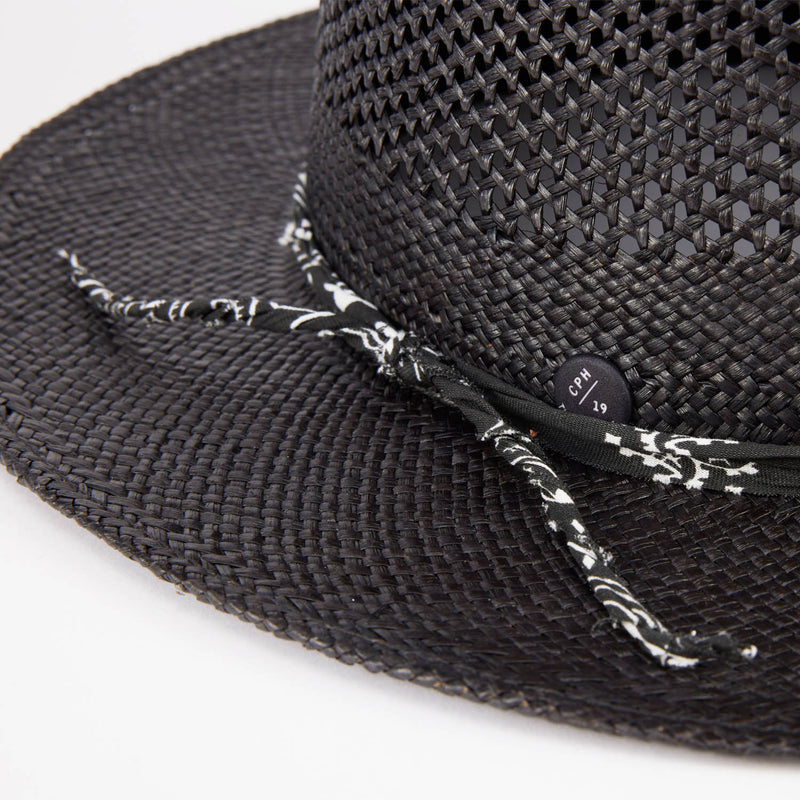 PANAMA HAT / AMISH / BLACK