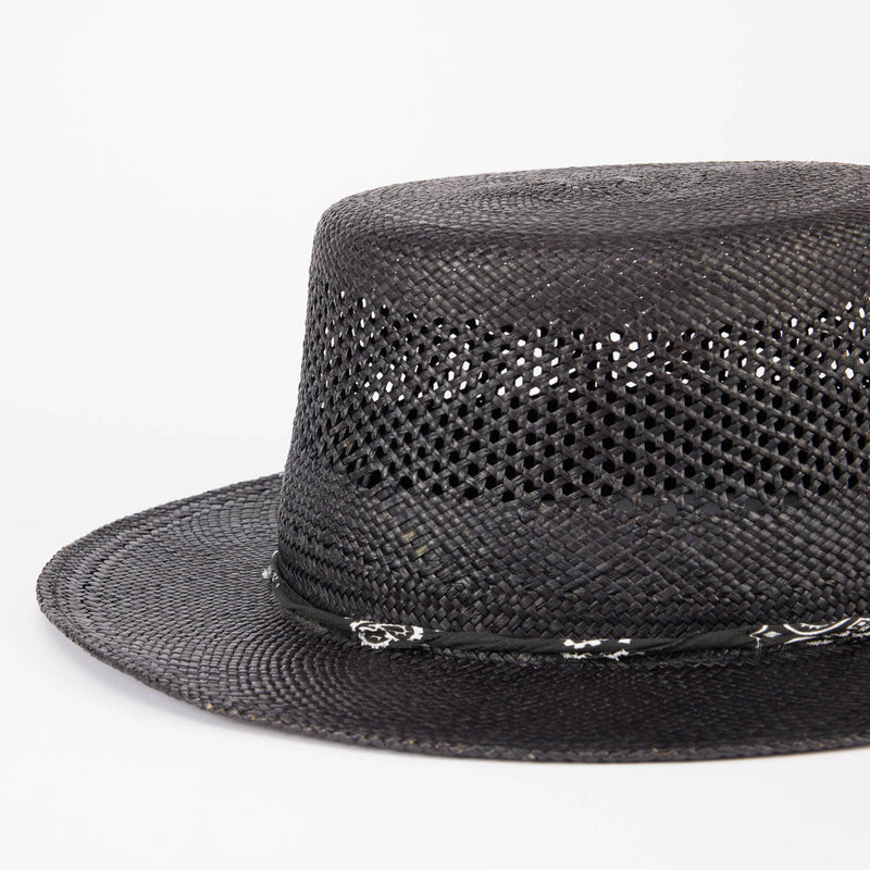 PANAMA HAT / AMISH / BLACK