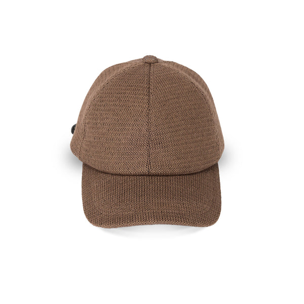 DEEP 6 PANEL CAP / STRAW YARN THERMO / BROWN