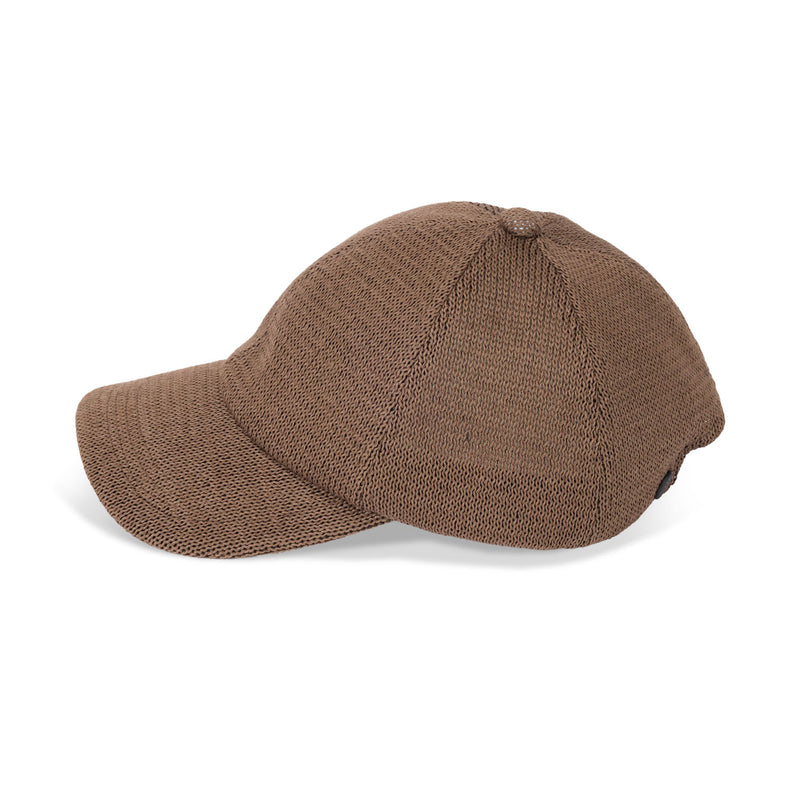 DEEP 6 PANEL CAP / STRAW YARN THERMO / BROWN