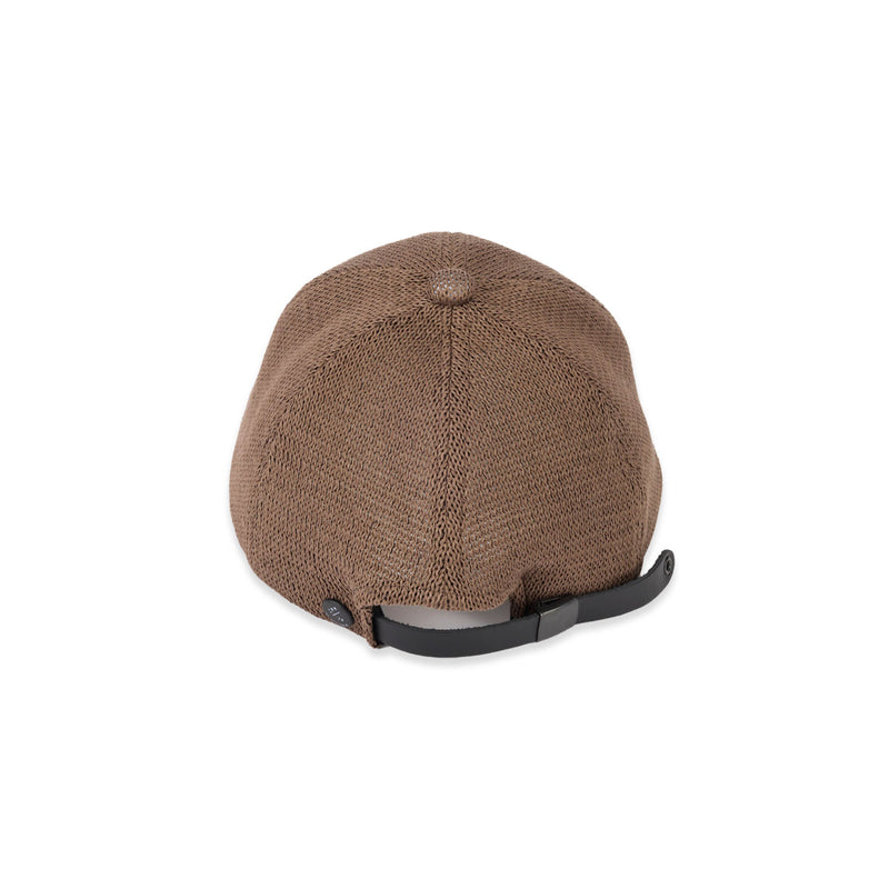 DEEP 6 PANEL CAP / STRAW YARN THERMO / BROWN
