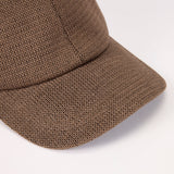 DEEP 6 PANEL CAP / STRAW YARN THERMO / BROWN