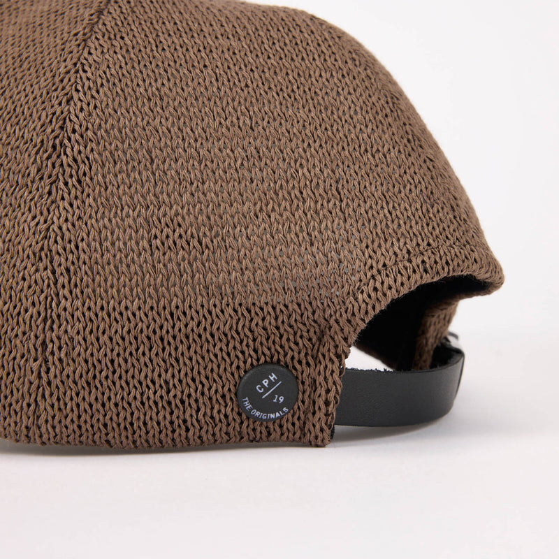 DEEP 6 PANEL CAP / STRAW YARN THERMO / BROWN