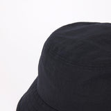 BUCKET HAT / NYLON TUSSAH / BLACK