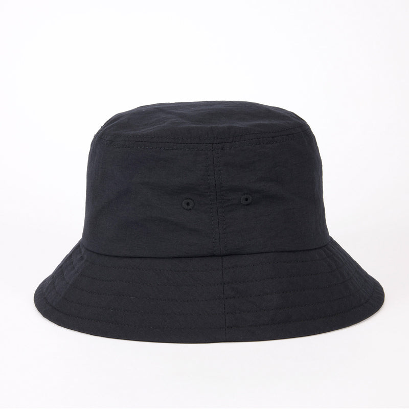 BUCKET HAT / NYLON TUSSAH / BLACK