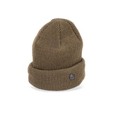 CUFF KNIT CAP / STRAW YARN / OLIVE