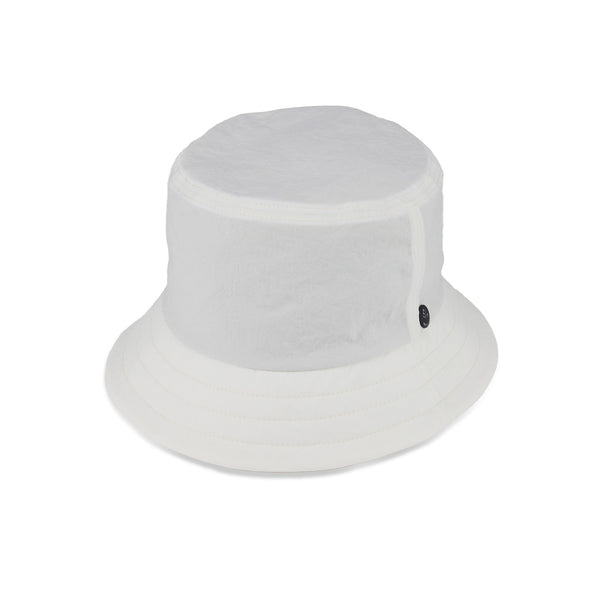 BUCKET HAT / NYLON TASLAN / WHITE