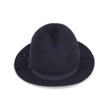 FELT HAT / RABBIT FRONT PINCH TASSEL / BLACK