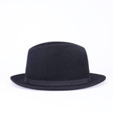 FELT HAT / RABBIT FRONT PINCH TASSEL / BLACK