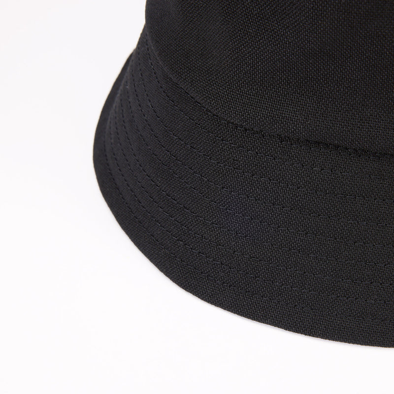 FULL BUCKET HAT / HOPSACK / BLACK