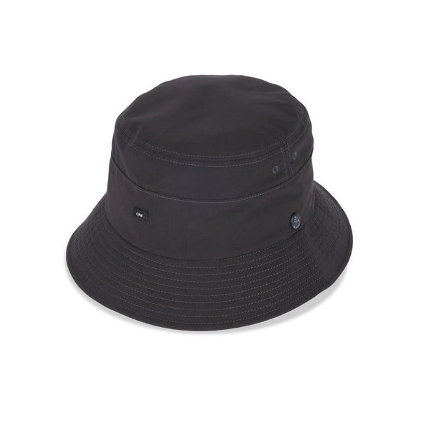 SWITCHED BUCKET HAT / DIVIDER CLOTH / BLACK
