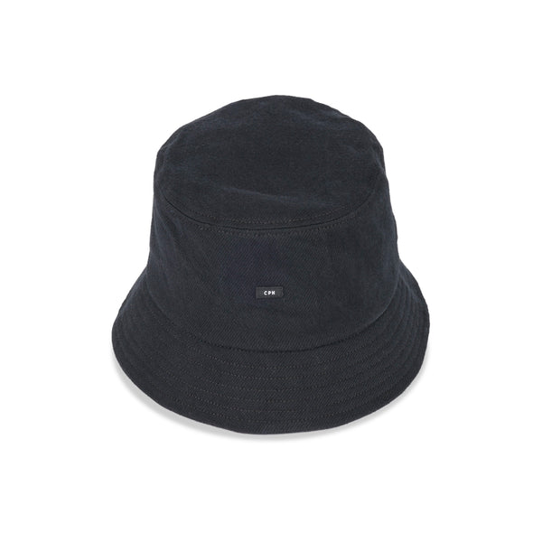 BAGGY HAT / ORGANIC FLANNEL / BLACK