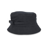 BAGGY HAT / ORGANIC FLANNEL / BLACK