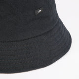 BAGGY HAT / ORGANIC FLANNEL / BLACK