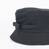 BAGGY HAT / ORGANIC FLANNEL / BLACK