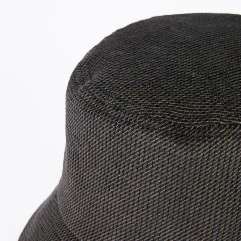 BUCKET HAT / PRINTED CODE / BLACK