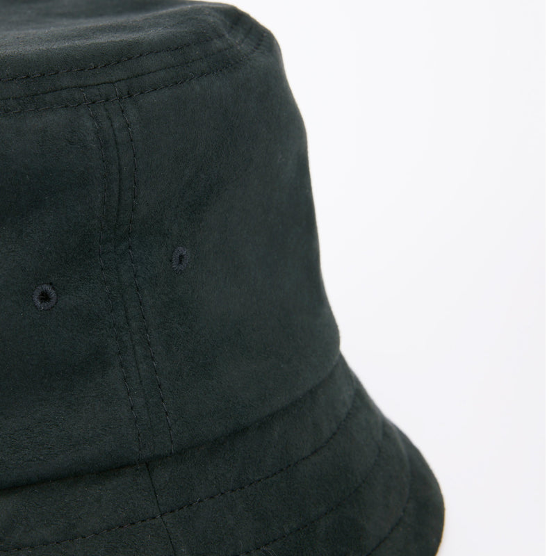BUCKET HAT / SYNTHETIC SUEDE / BLACK