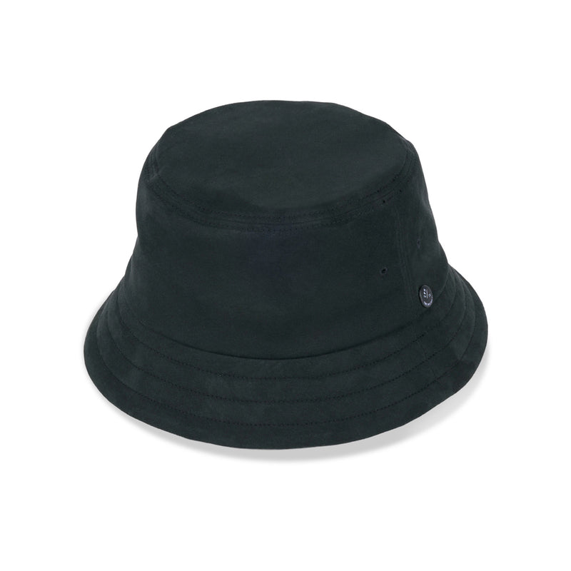 BUCKET HAT / SYNTHETIC SUEDE / BLACK