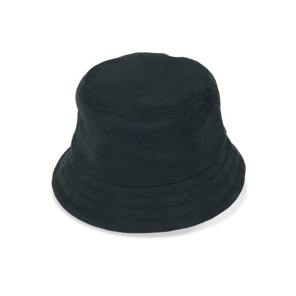 BUCKET HAT / SYNTHETIC SUEDE / BLACK