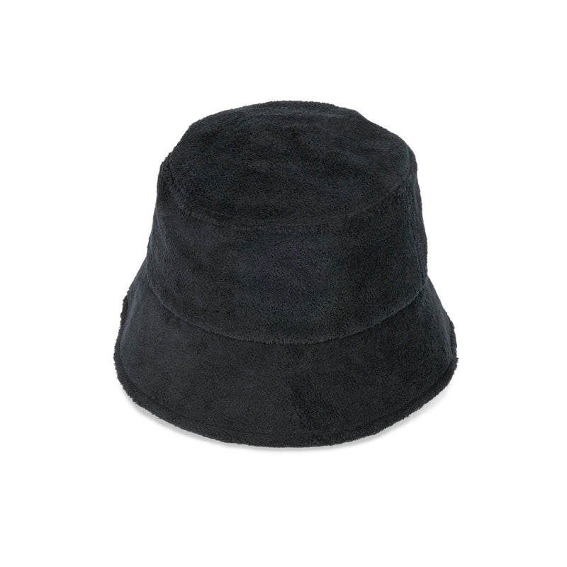 FULL BUCKET HAT / FLEECE BOA / BLACK