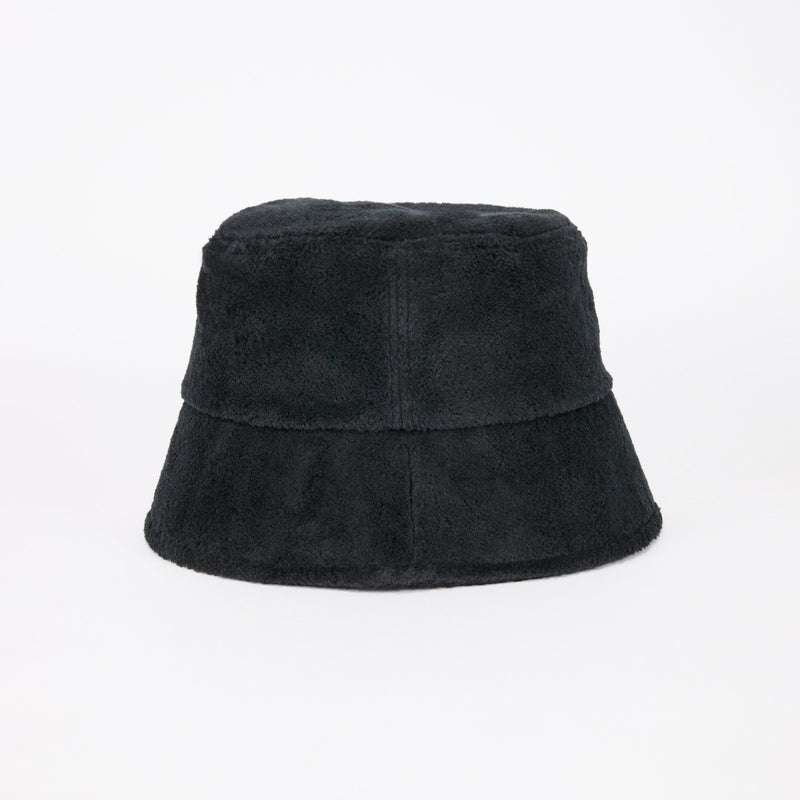 FULL BUCKET HAT / FLEECE BOA / BLACK