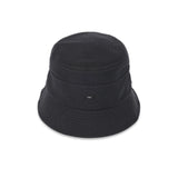 SWITCHED BUCKET HAT / LINEN & POLY / BLACK