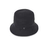 SWITCHED BUCKET HAT / LINEN & POLY / BLACK